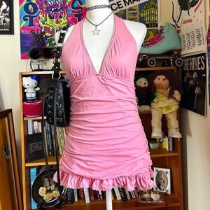 Juicy Couture Pink Halter Dress